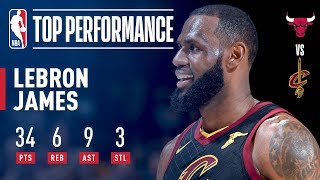 LeBron James Puts On A Show vs The Bulls | Dec. 21, 2017
