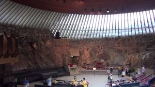 Temppeliaukio-Kirche in Helsinki ("Felsenkirche")
