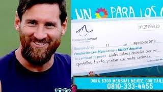¡Su mejor gol! La millonaria donación de Lionel Messi para los niños que más lo necesitan