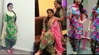 New Printed Punjabi suit Designs idea for girls& woman's