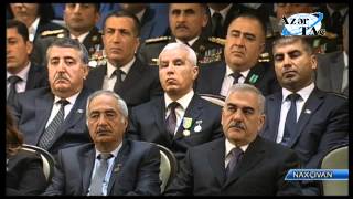 Prezident İlham Əliyev Naxçıvan MR-nın 90 illik yubileyinə həsr olunan mərasimdə iştirak edib