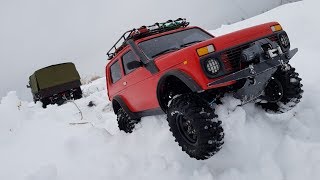 НИВА НА ПНЕВМЕ ... ВЫТАСКИВАЕМ ШИШИГОЙ. RC NIVA and GAZ-66