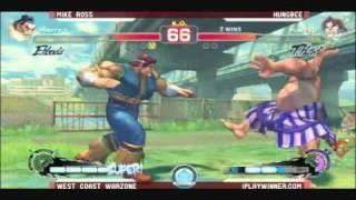 SSF4 (05) - Mike Ross (E. Honda, Blanka) vs. Hungbee (T. Hawk)