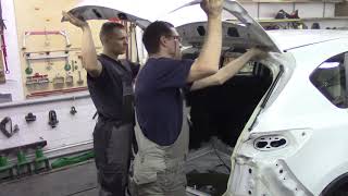 Ремонт Мазды СХ-5. Body repair after an accident.
