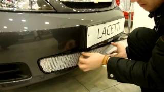 Защита радиатора на Chevrolet Lacetti (Шевроле Лачетти) Хэтчбек