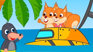 Famille d'Écureuil - Équipe Sous-Marine Animé 2021 en Français