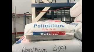Producción de bobinas de polietileno Rovialplast.