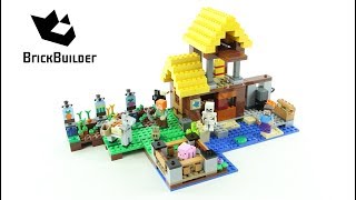 LEGO MINECRAFT 21144 The Farm Cottage - Speed Build for Collecrors - Collection 57 sets