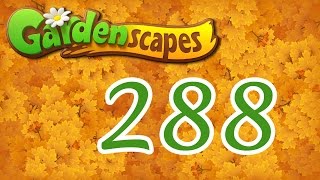 Gardenscapes level 288 Walkthrough