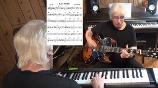 Blues Madison - Jazz guitar & piano cover ( Jean-Pierre Ménager )