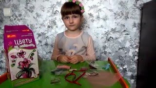 Цветы из паеток. Орхидея своими руками из паеток