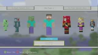 Minecraft 360: Skin Update! Skin Pack 1, 16 July 2012!