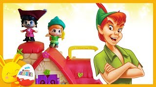 Histoire: Peter Pan, la fée Clochette et le Capitaine Crochet - Pinypon - Touni Toys Titounis