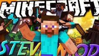 DOPO GREEN STEVE ECCO ENDERSTEVE E... - Minecraft ITA - Steve Mod Review