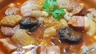 CALLOS A LA MADRILEÑA CON GARBANZOS