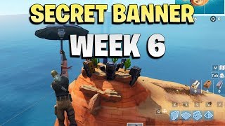 Secret battle star / secret banner week 6 location  - Fortnite season 7
