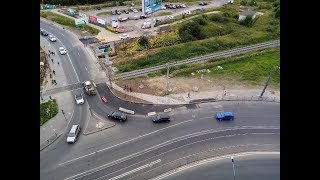 Расширили дорогу и ж/д переезд в Кудрово