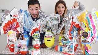 APRIAMO LE UOVA DI PASQUA E I KINDER SORPRESA