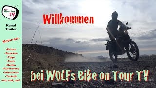 Kanaltrailer WOLFs Bike on Tour TV