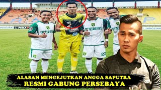 RESMI Menjadi Kiper Persebaya Surabaya. Angga Saputra Langsung Berkomentar Bikin Heboh Bonek