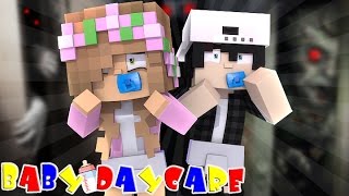 MONSTERS IN THE CLOSET! Minecraft Baby Daycare w/LittleKellyandCarly, Raven and Leo (Roleplay)