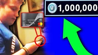 kid uses mom's credit card to buy v bucks.. (fortnite)