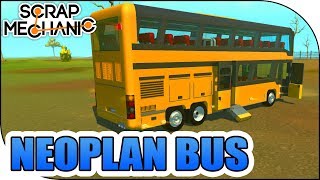 DOUBLE-DECKER NEOPLAN SKYLINER BUS, Scrap Mechanic #153