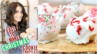 How to Make Christmas Cookie Truffles Recipe | Christmas Dessert | 5 Ingredients