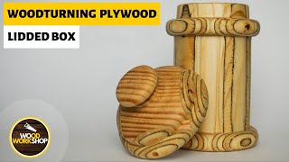 Woodturning Plywood - Lidded Box