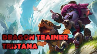 Dragon Trainer Tristana LEGENDARY Skin Spotlight Gameplay - League of Legends (LoL new skin)