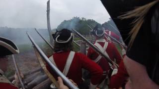 The 17th Regiment Defends a Redoubt
