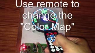 Arduino POV Persistence of Vision Propeller Clock