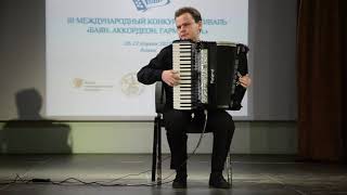 Danil Loginov. Blue Bossa (K.Dorham) electro accordion cover. Roland fr8