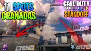 TOP 11 *MEJORES* SPOTS DE GRANADAS?en STANDOFF?CALL OF DUTY MOBILE