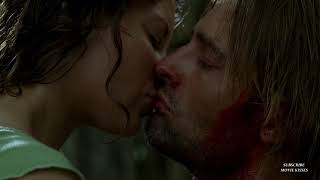 Evangeline Lilly Kissing Josh Holloway from Lost | Kate And Sawyer Kissing (4K)