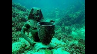 Раскопки подводного  дворца царицы Клеопатры