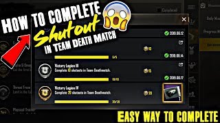 How to Complete Shutout Achievement in Team Deathmatch PUBG Mobile | RK Gaming