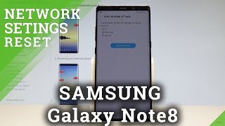How to Reset Network Settings in SAMSUNG Galaxy Note8 |HardReset.info
