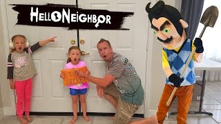 Hello Neighbor in Real Life TOP SECRET Scavenger Hunt!!!