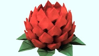 Цветок из салфеток! Flower from napkins!