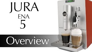 Jura Ena 5 автоматическая кофемашина. Приготовление латте