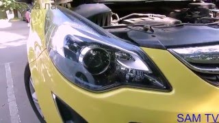 Замена лампы ближнего света на Опель Корсе Д. Часть 2