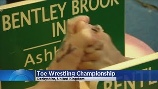 'Wrestlers' Go Toe-To-Toe … Literally