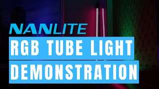 NanGuang RGB Special Effects Tube Light TRGB1208B demo at SWPP 2019