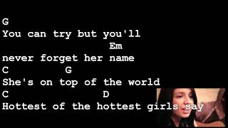 Girl On Fire - Alicia Keys [Lyrics And Chords] Guitar Tutorial