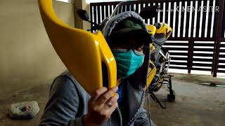 Part 2..R15 v3 headlamp mask cover R6 and single seat