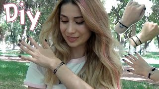 DIY/ 3 Kolay Bileklik Yapımı / 3 Easy DIY Bracelet Projects !