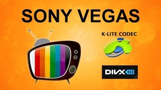 Почему Sony Vegas не открывает mp4 avi mp3 mov. Сони вегас не читает видео. Кодеки для Sony Vegas