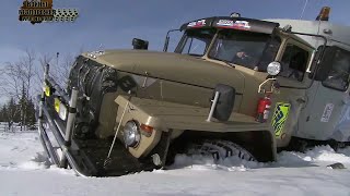 ПО БЕЗДОРОЖЬЮ СЕВЕРА РОCСИИ НА ГРУЗОВИКАХ УРАЛ DANGEROUS WINTER ROADS OF RUSSIA COLLECTION