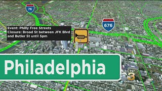 Philly Free Streets Closes Broad Street Between JFK Boulevard, Butler Street
